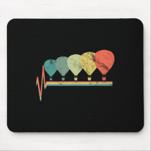 Vintager Luftballon-Pilot-Aviator Mousepad