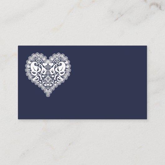 Vintager Lüfter Visitenkarte (Rückseite)