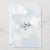 Vintager Luftfahrt-Starterpartei Einladung (Rückseite)