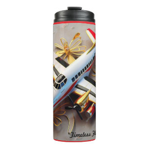 "Vintager Luftfahrtschick" Thermosbecher