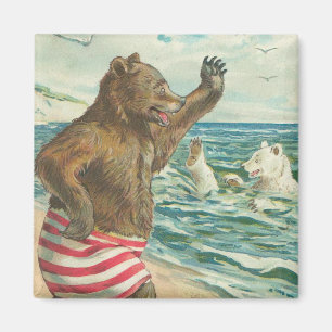 Vintager lustiger Bärn-Magnet Magnet