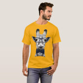 Vintager lustiger Giraffe-T - Shirt (Vorne ganz)