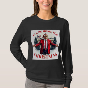 Vintager lustiger Humor Trump, für Weihnachten wer T-Shirt