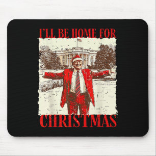 Vintager lustiger Humor Trump, werde ich für Chri Mousepad