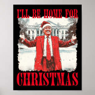 Vintager lustiger Humor Trump, werde ich für Chri Poster