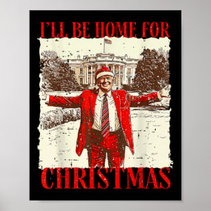 Vintager lustiger Humor Trump, werde ich für Chri Poster