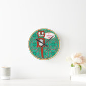 Vintager, lustiger Katzenkugel Akrylhalterung Uhr (Zuhause)