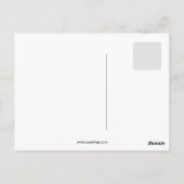 Vintager lustiger Mann mit Gewehr- und Golfbekleid Postkarte (Rückseite)