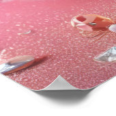 Vintager Luxus Glamour Sommerromantische Dessert Poster (Ecke)