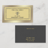 Vintager Luxusgoldenhonig/Bienenzucht Visitenkarte (Vorne/Hinten)