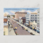 Vintager Macon, Georgien Postkarte (Vorderseite)