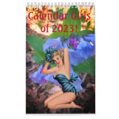 Vintager Mädchenkalender 2023 für Button Kalender (Titelbild)
