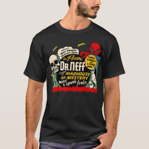 Vintager "Madhouse des Geheimnisses" T - Shirt