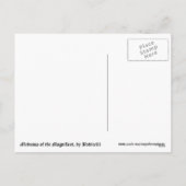 Vintager Madonna Feiertagspostkarte (Rückseite)