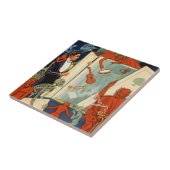 Vintager Magier Carter the Great Magic Act Fliese (Seite)