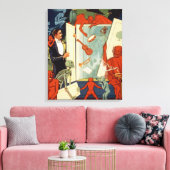 Vintager Magier Carter the Great Magic Act Leinwanddruck (Insitu (Wohnzimmer))