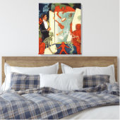 Vintager Magier Carter the Great Magic Act Leinwanddruck (Insitu (Schlafzimmer))