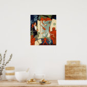 Vintager Magier Carter the Great Magic Act Poster (Küche)