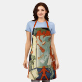 Vintager Magier Carter the Great Magic Act Schürze (Getragen)