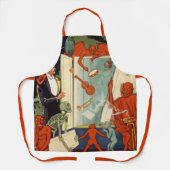 Vintager Magier Carter the Great Magic Act Schürze (Vorderseite)