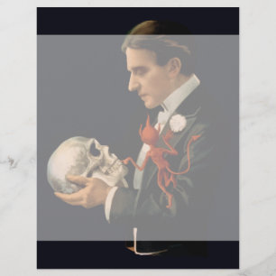 Vintager Magier, Thurston, der einen menschlichen