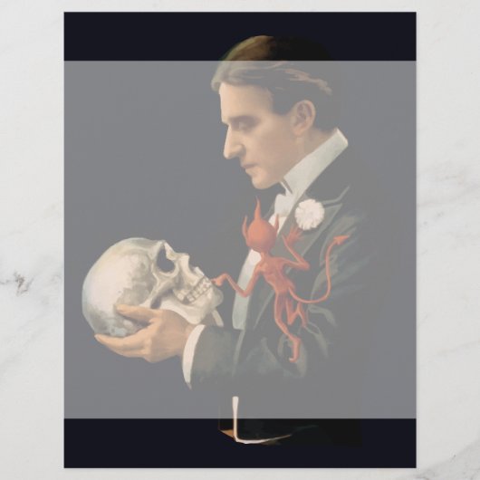 Vintager Magier, Thurston, der einen menschlichen (Vorderseite)