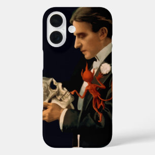 Vintager Magier, Thurston, der einen menschlichen iPhone 16 Hülle