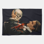 Vintager Magier, Thurston, der einen menschlichen  Geschirrtuch (Horizontal)