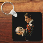 Vintager Magier, Thurston, der einen menschlichen  Schlüsselanhänger (Vorderseite)