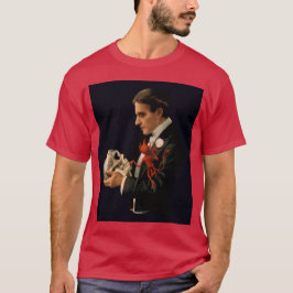 Vintager Magier, Thurston, der einen menschlichen T-Shirt