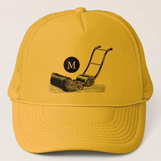 VINTAGER Mähmerhut Truckerkappe (Vorderseite)