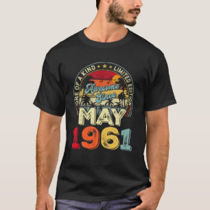 Vintager Mai 1961 60. Geburtstagsdekoration Boy Gi T-Shirt