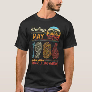 Vintager Mai 1986 Geburtstag 1 T-Shirt
