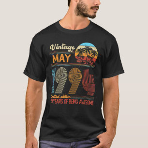 Vintager Mai 1994 28 Jahre alt 28. Geburtstag Deco T-Shirt