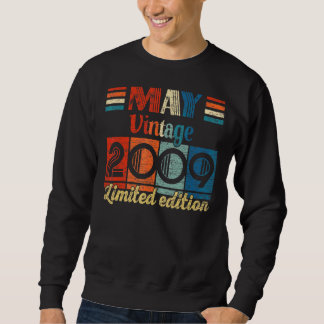 Vintager Mai 2009 13 Geburtstag 13 Jahre alt Sweatshirt