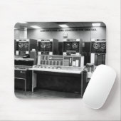 Vintager Mainframe-Computer Mousepad (Mit Mouse)