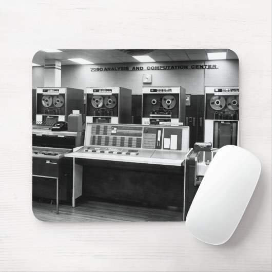 Vintager Mainframe-Computer Mousepad (Mit Mouse)