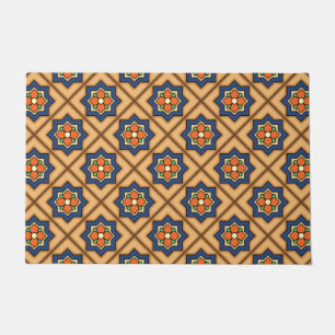 Vintager Malibu-Tile-Doormat Fußmatte