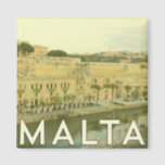 Vintager Malta Magnet<br><div class="desc">Vintages Foto der Insel Malta.</div>