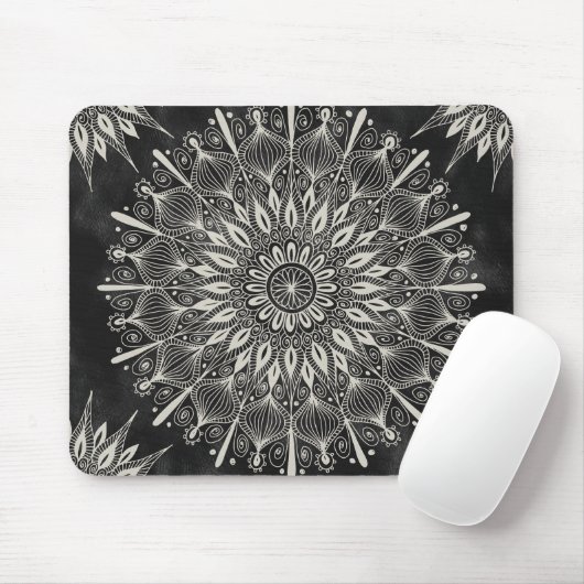 "Vintager Mandala" - Mousepad (Mit Mouse)