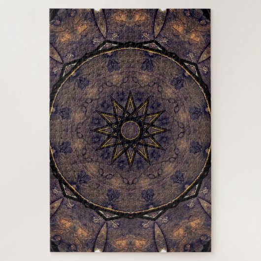 Vintager Mandala Puzzle (Vertikal)