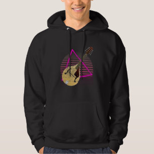 Vintager Mandolin Vaporwave 80er ästhetischer Mus Hoodie