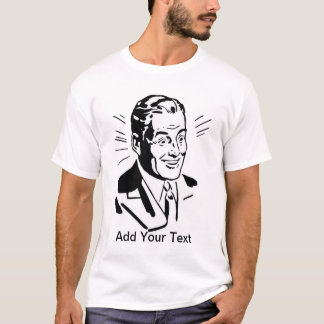 Vintager Mann - fertigen Sie mit Ihrem Text T-Shirt