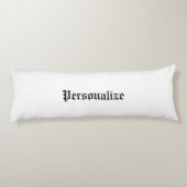 Vintager Mann im Vollmondgesicht Seitenschläferkissen (Rückseite)