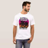Vintager Marco Island Beach Florida T-Shirt (Vorne ganz)