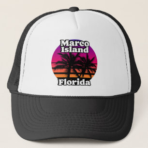 Vintager Marco Island Beach Florida Truckerkappe