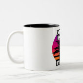 Vintager Marco Island Beach Florida Zweifarbige Tasse (Links)