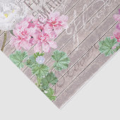 Vintager Markt für frische Blume Rustikales Holz Seidenpapier (Ausschnitt)