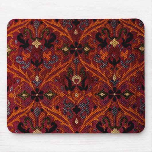 Vintager marokkanischer Textilentwurf Mousepad (Vorne)