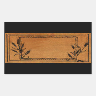 VINTAGER MASON JAR-Aufkleber Rechteckiger Aufkleber